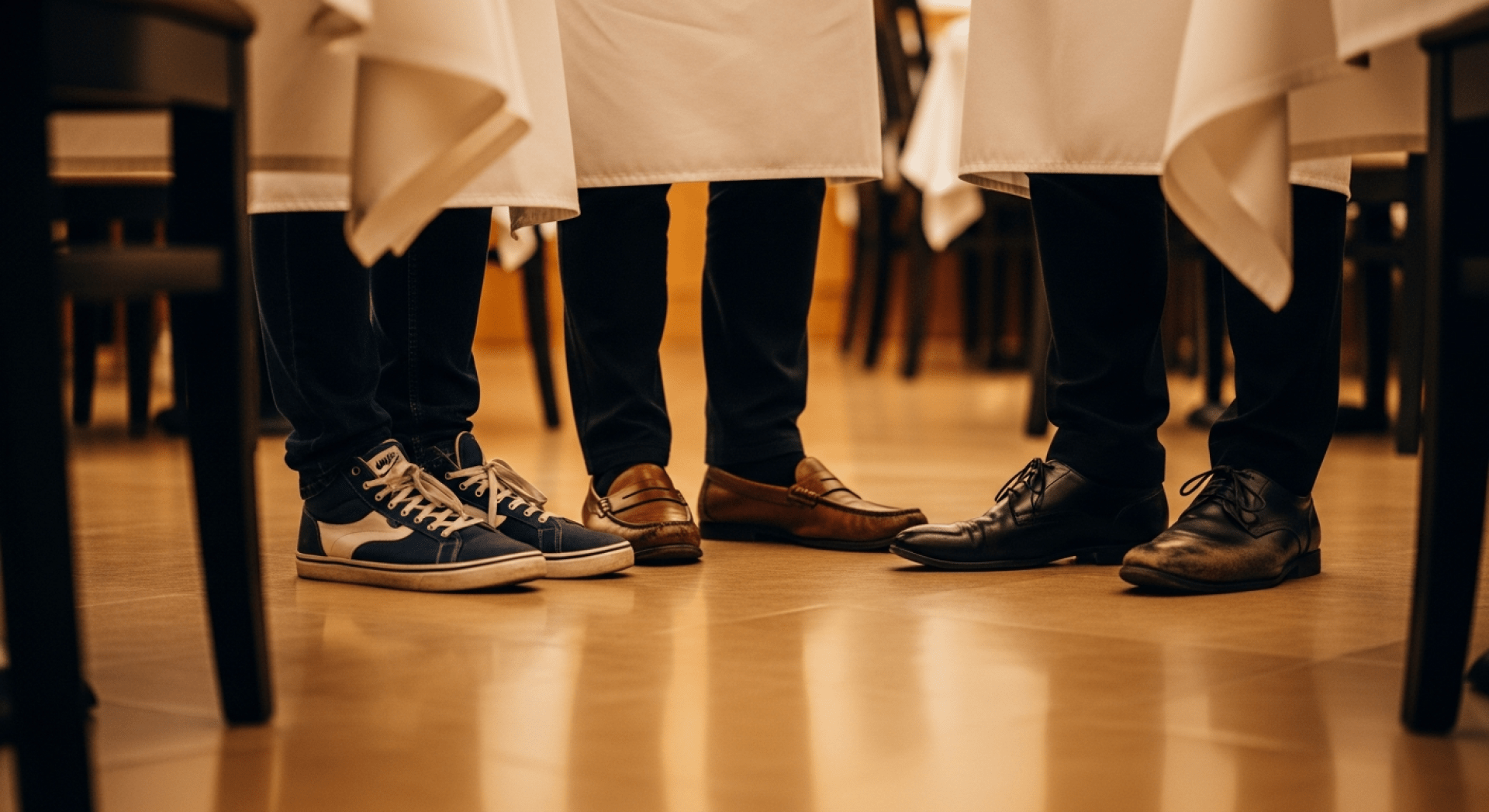 Il problema delle scarpe non coordinate nel settore Ho.Re.Ca.